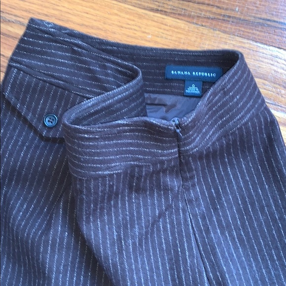 Banana Republic pinstripe wool skirt - Picture 3 of 8